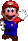 Mario in Donkey Kong Country 2: Diddy's Kong Quest (SNES).