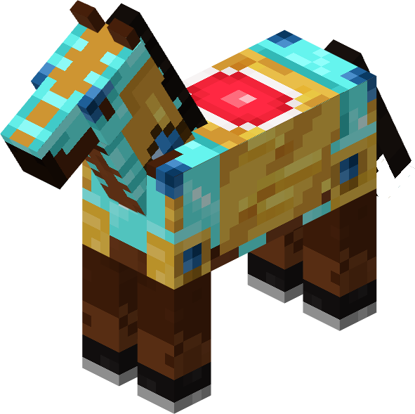 File:Minecraft Mario Mash-Up Horse Brown Diamond Render.png