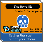 The shelf sprite of one of 9-Volt's favorite artist's comics: Smelltone #2 in the game WarioWare: D.I.Y..
