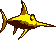 Sprite of a Big Animal Token of Enguarde from Donkey Kong Country