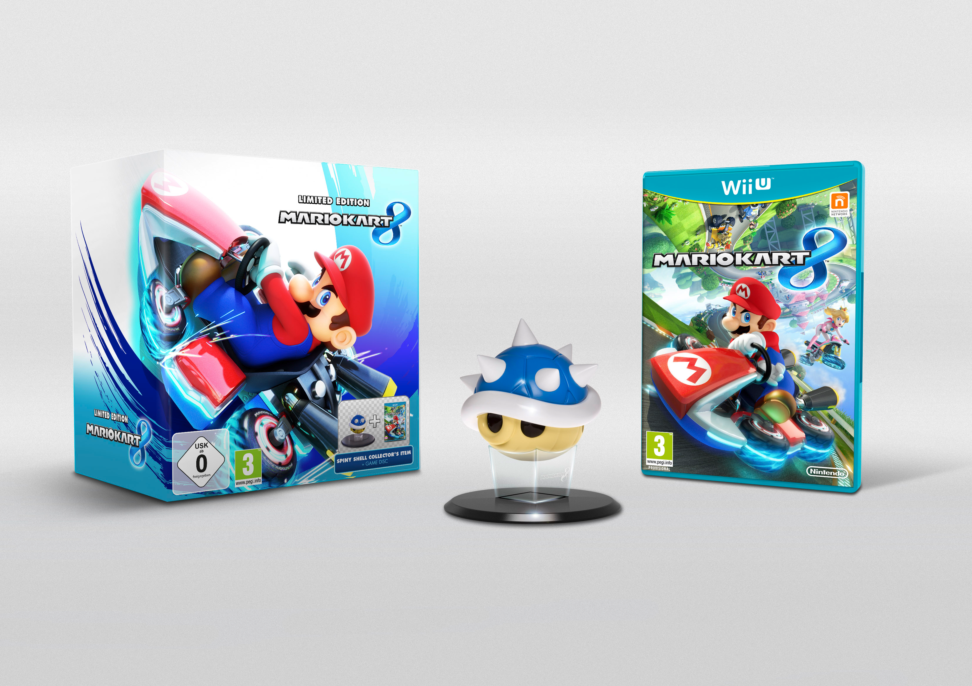 Contents of the European limited edition bundle.