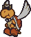 Sprite of Paratroopa, from Paper Mario.