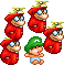 Kamek's Toadies and Baby Luigi