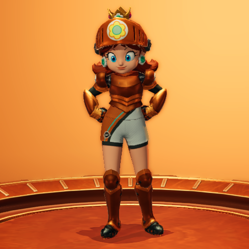 File:Daisy (Knight Gear) - Mario Strikers Battle League.png - Super ...