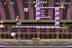 Boo in a Box, the seventh preloaded level in the unreleased North American e-Reader mode of Mario vs. Donkey Kong.
