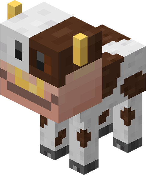 File:Minecraft Mario Mash-Up Cow Old Baby Render.png