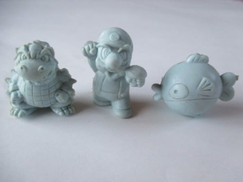  Popco Super Mario Set of 6 Mini Figure Mario, Peach, Toad,  Luigi, Yoshi & Donkey Kong : Toys & Games