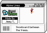 The shelf cover for one of Jimmy T's microgames in WarioWare: D.I.Y.