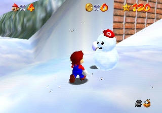 File:Mr Blizzard wearing Mario Cap.png
