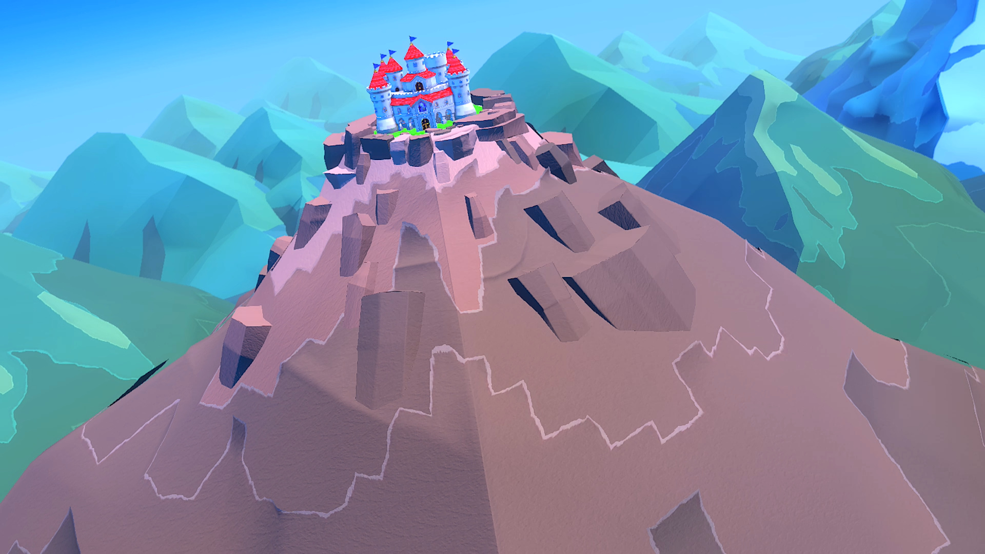 The volcano that Peach's Castle rests on
