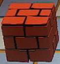 A Brick Block in Paper Mario: The Origami King.