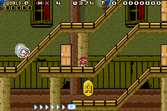 An Advance Coin in the level Doors o' Plenty in Super Mario Advance 4: Super Mario Bros. 3.