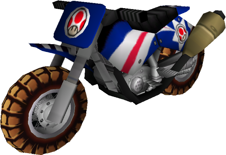 File:Standard Bike S (Toad) Model.png - Super Mario Wiki, the Mario ...