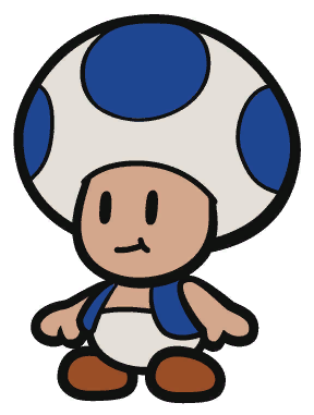 A blue Toad