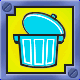Trash can icon in Super Duel Mode from Mario Party 5