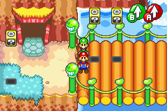 Ninth, tenth and eleventh Blocks in Hoohoo Village of Mario & Luigi: Superstar Saga.
