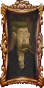 Portrait of a man resembling Neville in Luigi's Mansion