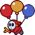 Sprite of a Sky Guy, from Paper Mario.