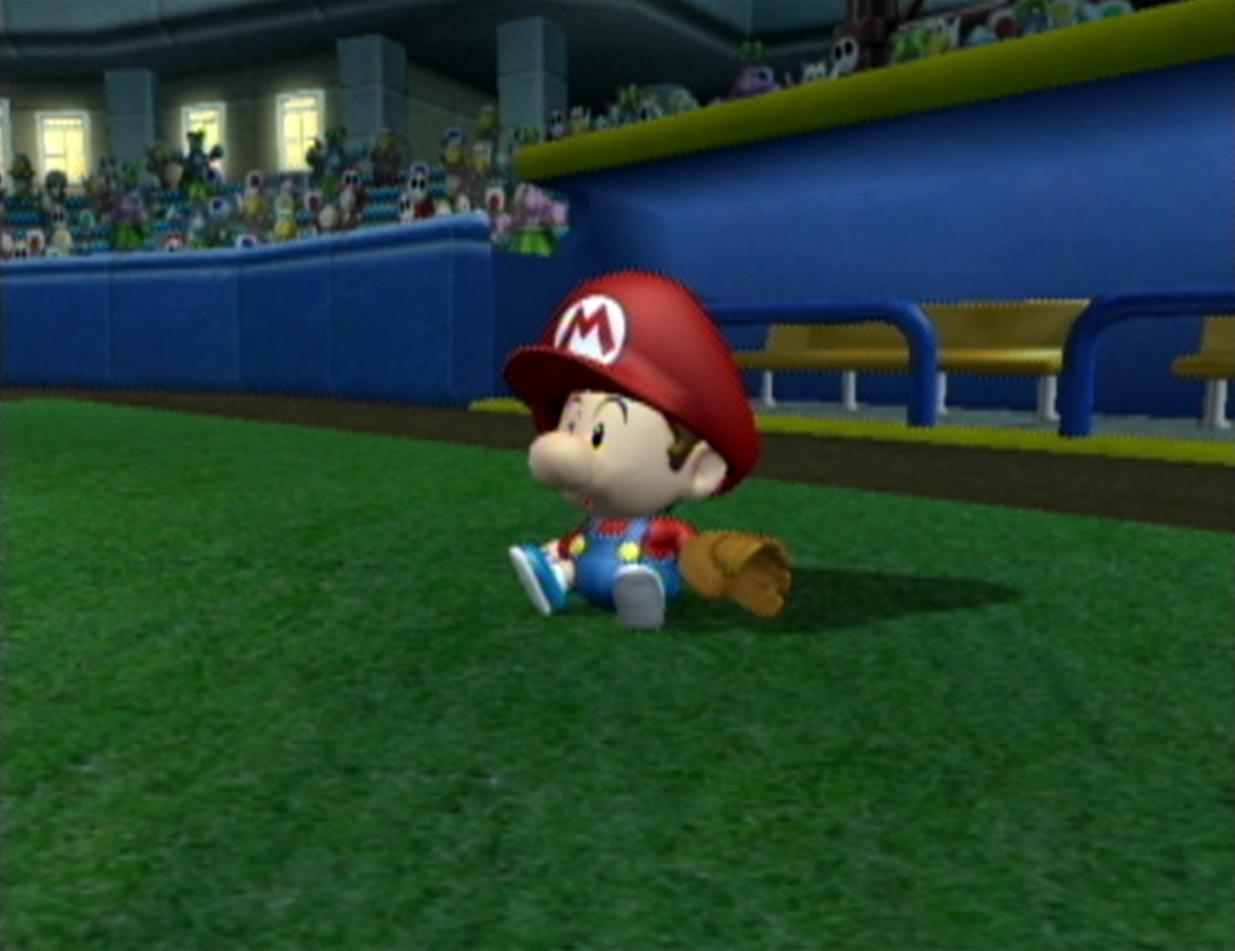 FileBaby Mario in Super Sluggers screenshot.jpg Super Mario Wiki