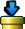Sprite of a yellow Warp Pipe entrance from course maps in Puzzle & Dragons: Super Mario Bros. Edition.
