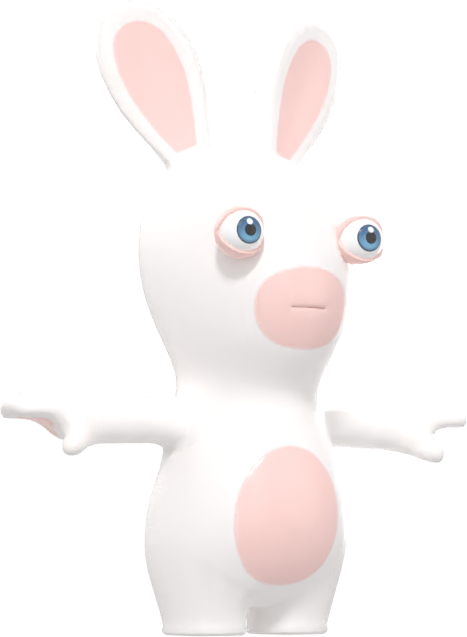 File:Rabbid model MRSOH.png - Super Mario Wiki, the Mario encyclopedia