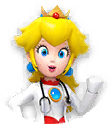 Icon of Dr. Fire Peach from Dr. Mario World