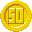 a 50 Gold Coin from Mario & Luigi: Paper Jam.