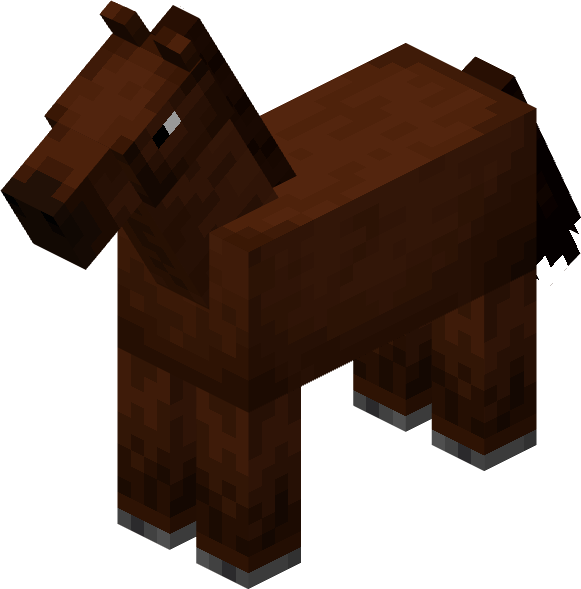 File:Minecraft Horse Brown.png