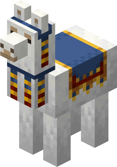 File:Minecraft Llama White Trader.png