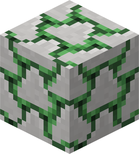 File:Minecraft Mario Mash-Up Mossy Cobblestone Render.png