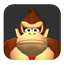 Donkey Kong's mugshot from Mario Party 5