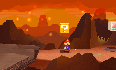 Eighth ? Block in Rugged Road of Paper Mario: Sticker Star.