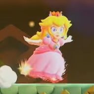 File:SMBW Screenshot Invincible Peach.png