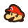 An icon of Mario's head used in the menus of Super Paper Mario.