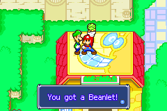 Screenshot of a Beanlet location in Mario & Luigi: Superstar Saga