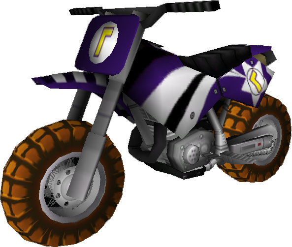 File:Standard Bike L (Waluigi) Model.png - Super Mario Wiki, the Mario ...