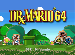 File:Dr Mario 64 title screen.png