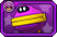 Sprite of Purple Coin Coffer's card, from Puzzle & Dragons: Super Mario Bros. Edition.