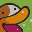 Sprite of Poochy's icon from the SNES version of Tetris Attack.
