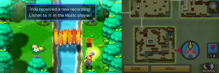 One of the Recordings in Mario & Luigi: Superstar Saga + Bowser's Minions.