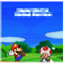 "The Rampaging Din" music gallery album cover in Paper Mario: Sticker Star