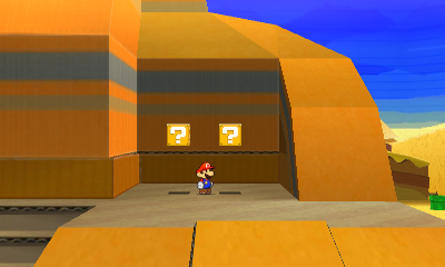Fourth and fifth ? Blocks in Yoshi Sphinx of Paper Mario: Sticker Star.