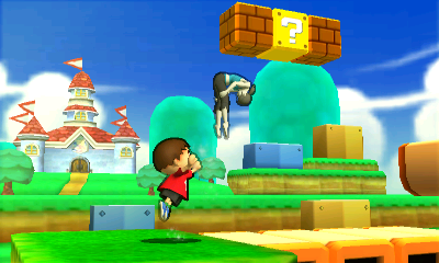 File:3D Land Villager and Wii Fit Trainer SSB43DS.png