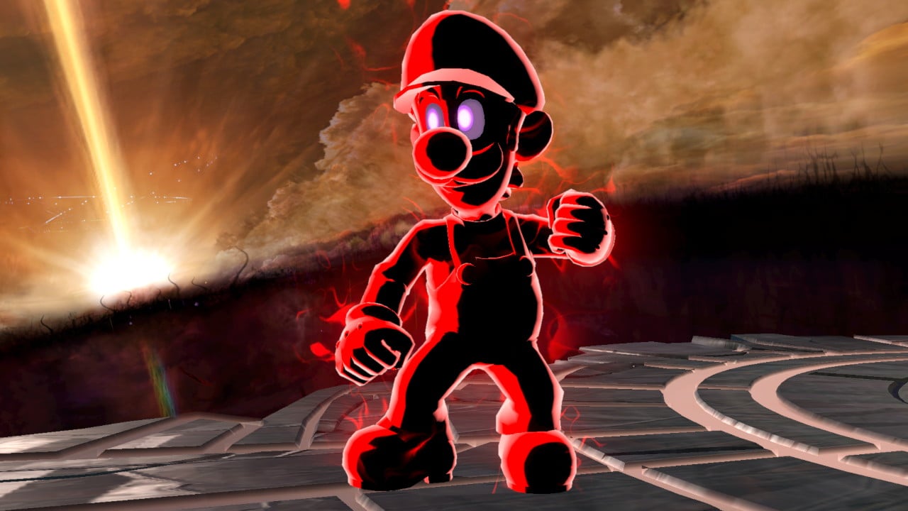 Dharkon-made Luigi look-alike in Super Smash Bros. Ultimate