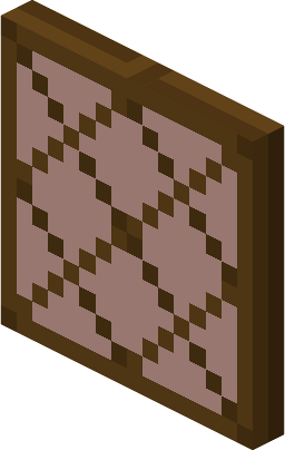 File:Minecraft Mario Mash-Up Brown Stained Glass Pane Render.png