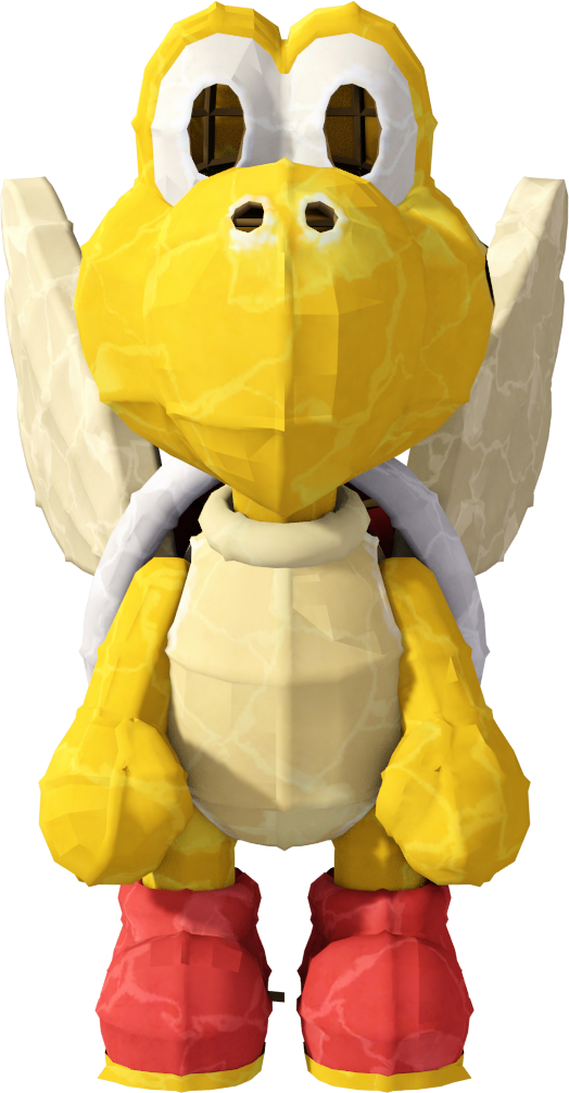 Paper Macho Koopa Paratroopa