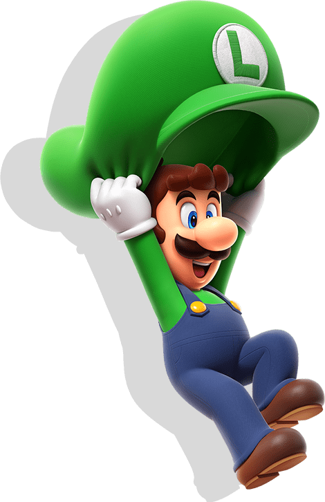 Luigi with a Cap Glider