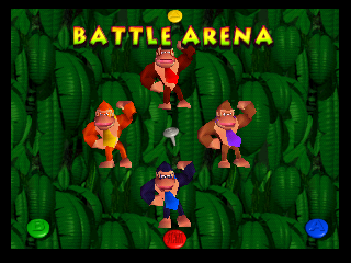 File:Donkey palette swaps (DK64).png