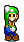 Luigi's battle stance