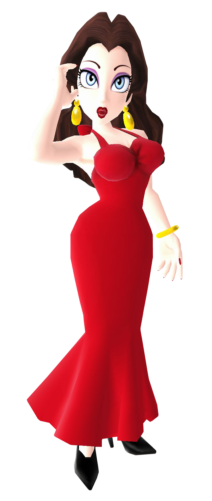 File:Pauline Transparent Figure.png - Super Mario Wiki, the Mario ...